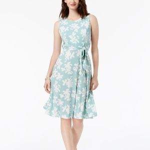 🌟HOST PICK🌟Charter Club Blue Combo Printed Dress